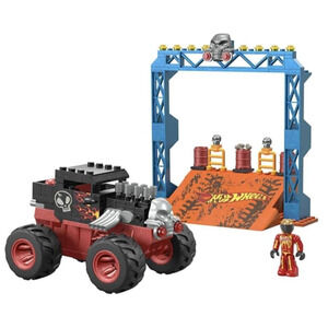 MEGA Hot Wheels Monster Truck Building Toy Bone Shaker Crush Course 150 pcs NEW